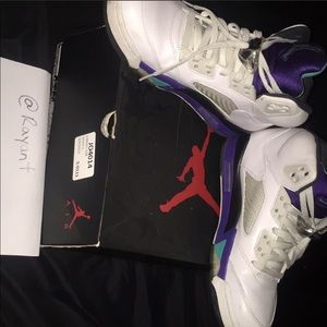 Jordan retro grape 5s